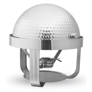 Hotel Restaurante Catering Lujo Redondo Acero inoxidable Chafing Dish Buffet Set con Fency Cubierta hecha a mano - Product Image 3