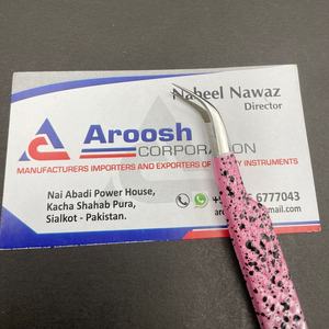 Professionnel Deux Tons Fibre Pointe J Courbe Type Logo Personnalisé En Acier Inoxydable Diamant Grip Pince À Cils Faux Cils Extension - Product Image 5