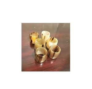 Anneau de serviette en corne artisanal, vente chaude, 100% corne de buffle naturelle, porte-anneau de serviette, vaisselle de la famille royale, utilisation en gros - Product Image 4