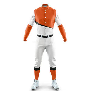 Bajo MOQ Ropa deportiva Cómodo Transpirable Sublimación Uniforme de béisbol Tamaño personalizado Ropa juvenil Uniforme de béisbol - Product Image 1