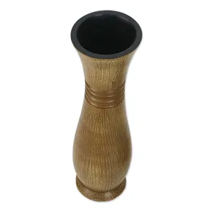 Mini jarrón de madera de mango hecho a mano, jarrón de madera decorativo Interior para sala de estar - Product Image 4