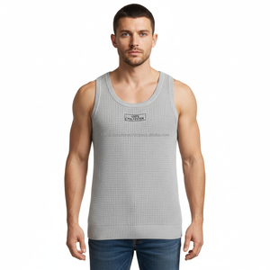 Débardeur Homme Sportif Col V Sans Manches en Polyester Anti-rétrécissement Séchage Rapide pour Gym, Fitness, Course et Basketball - Product Image 1