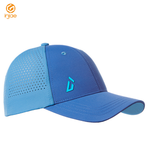 MOQ bajo impermeable corte láser sombreros Logotipo de goma personalizado prensa de calor algodón/poliéster gorras estructuradas Unisex alta calidad sombreros de Golf - Product Image 2