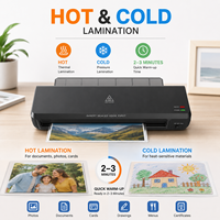 Plastifieuse de documents professionnelle CE compacte, plastifieuse thermique A3 à chauffe rapide en 3 minutes pour le bureau