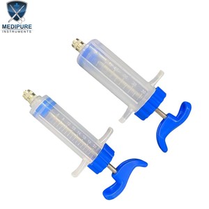 Reusable Adjustable Plastic <b>Veterinary</b> Oral Drencher <b>Syringe</b> Injector 30ml 50ml Professional Use Grade <b>veterinary</b> instruments - Product Image 3
