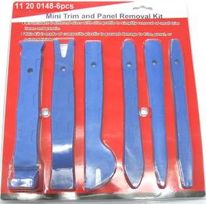 Kit de 6 Piezas para Remover Molduras y Paneles, con Herramienta Manual de Nylon y Fibra de Vidrio (Rojo/Azul) - Product Image 4