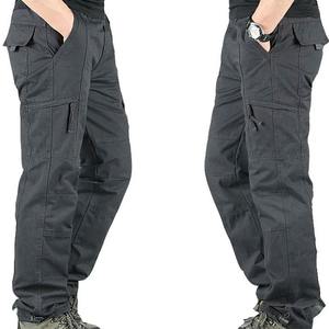 Pantalon de survêtement décontracté pour hommes d'affaires de haute qualité en gros pantalon droit respirant en grande taille 100% coton Cargo pantalon - Product Image 6