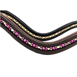 Saman ส่งออกสายคิ้วหนังพิเศษพร้อมตกแต่งคริสตัลเบาะนุ่มและแฟนซี ผู้ผลิตซัพพลายเออร์ชั้นนําของอินเดีย - Product Image 1