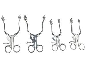 Instruments vétérinaires d'orthopédie : Ensemble de rétracteurs auto-serrants manuels en acier inoxydable Weitlaner pour chirurgie générale des animaux de compagnie - Product Image 2