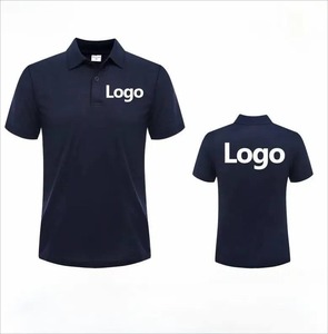 T-shirt décontracté d'été pour hommes et femmes, broderie de logo personnalisée, impression unique, uniformes rétro personnalisés, manches courtes, piqué tricoté - Product Image 1