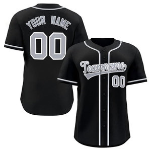 Maillots de baseball imprimés par sublimation de qualité supérieure, style hip-hop, personnalisation complète, OEM, expédition rapide, directement de l'usine, faible MOQ - Product Image 2