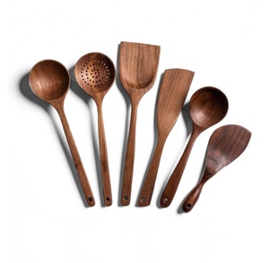 Article le plus vendu, outils à salade écologiques, compatibles lave-vaisselle, pour la cuisine à domicile, fabriqués en Inde - Product Image 1