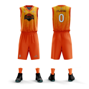 Men's Premium Quality Reversible Sports Basketball Uniform Customized Printed Jerseys with <b>Shorts</b> Wholesale OEM Supplier - Product Image 1