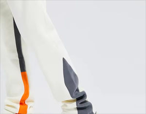 OEM personnalisé hommes Gym Fitness pantalons de survêtement à capuche ensemble bouffée impression couleur bloc Streetwear avec poche latérale pour les pistes d'hiver - Product Image 3