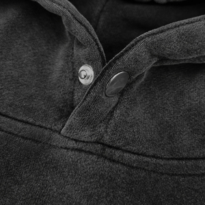 Sudadera con capucha de temporada de invierno de calidad superior con lavado ácido y logotipo personalizado, sudaderas con capucha extragrandes de algodón de peso pesado para hombre - Product Image 3