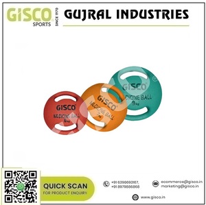 Balón medicinal de doble mango de calidad de exportación adecuado para todos los deportes para exportación mundial desde India - Product Image 2