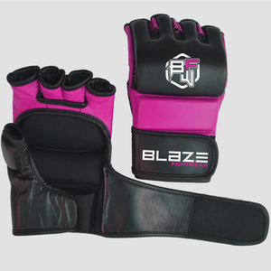 Gants de grappling MMA légers en cuir de vachette véritable évacuation de l'humidité séchage rapide pour l'entraînement Sparring Arts martiaux - Product Image 2