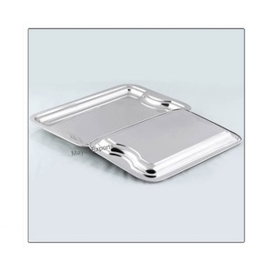 Premium Commercial Grade Stainless Steel Serving <b>Tray</b> Polished Finish Elegant Design for <b>Buffet</b> Table Catering Kitchen Use - Product Image 1