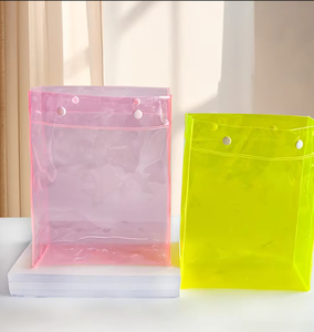 Custom Logo UV Printed Waterproof <b>Clear</b> PVC Cosmetic <b>Bag</b> | High Capacity Gusseted Travel <b>Toiletry</b> Organizer | Premium Makeup - Product Image 2