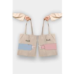 Bolsa de Mano Promocional Doble Friend - Product Image 1