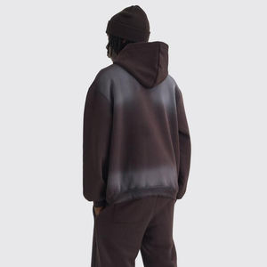 OEM sudaderas con capucha de alta calidad de los hombres nueva moda de color personalizado mezclado de gran tamaño gota hombro invierno Sudadera con capucha diseño impreso - Product Image 2