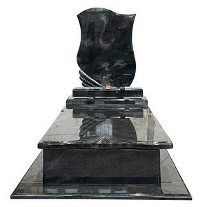Hongarije Modern Design Begraafplaats Natuurlijke Tropisch Groene Granieten Stenen Grafstenen Kerkhof Grafstenen Monument Gedenkteken - Product Image 1