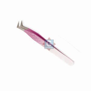 Ensemble de pinces à cils en poils synthétiques Nano Grip à deux tons, fabriquées à la machine, avec des pointes douces et naturelles pour des cils volumineux - Product Image 3