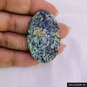 Piedra preciosa suelta Africana turquesa, joyería Africana turquesa, pulido a mano suave, fabricación de joyas, forma mixta. - Product Image 5