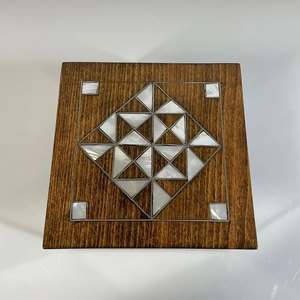 Elegant Handcrafted Acrylic <b>Storage</b> <b>Box</b> with Natural Inlay Lid for Luxury Chocolate & Sweet Perfect for Ramadan & Arabic Gifting - Product Image 2