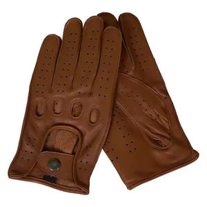 Guantes de cuero de moda genuina impermeables de invierno Bajo MOQ Precio barato Guantes de diseño de moda guantes de vestir - Product Image 3