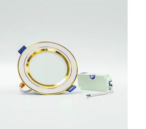 Focos empotrables LED de excelente calidad con borde dorado Aluminio IP20 COB Chip Ajustable Fijo para oficina en casa Gran valor - Product Image 3