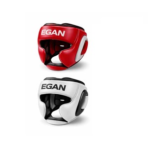 Protector de Cabeza de Boxeo Redondo Ajustable de PU con Diseño Transpirable para Karate, Taekwondo, Seguridad en Competencias, Unisex, Alta Calidad - Product Image 1