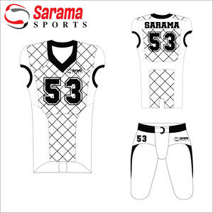 Sublimación completa personalizada, venta al por mayor, uniformes de fútbol americano, camiseta de fútbol americano con diseño personalizado, - Product Image 1