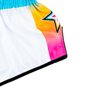 Venta al por mayor de los hombres Mauy Thai Shorts Kickboxing Grappling Bjj Boxing Fighting desgaste de las artes marciales desgaste corto para los hombres de 100% poliéster - Product Image 3