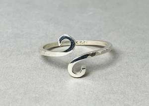 Bague en spirale en argent sterling 925 en gros tourbillons polis au meilleur prix bijoux de mode pour les mariages cadeau parfait pour elle - Product Image 3