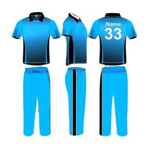 Maillot et pantalon de cricket sur mesure de haute qualité, nouveau design, meilleur prix, uni, teint, 100% polyester, séchage rapide, respirant, uniforme - Product Image 5