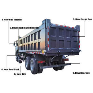 Camión Volquete Usado Howo NX 8x4, 12 Neumáticos, Diésel/Transmisión Automática, Motor Weichai 50T, Segmento de Camiones Ligeros/Pesados Derecho/Izquierdo - Product Image 6
