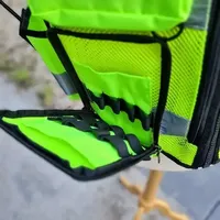 Gilet de sécurité réfléchissant pour hommes et femmes Gilets unisexes résistants à l'eau légers et haute visibilité pour hommes et femmes