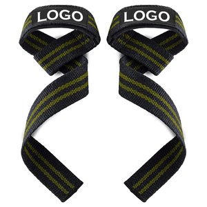 Personnalisable En Gros Gym Formation Poignet Sangles Unisexe Néoprène En Cuir Haltérophilie Rembourré Figure Sangle De Levage - Product Image 1
