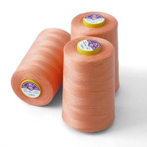 TOP QUALITY CUSTOMIZED HL AGON STAPLE SPUN POLYESTER SIZE 5000Yards Free Sample Water Resistance Sewing <strong>Threads</strong> from Vietnam - Product Image 1