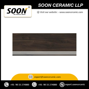 Azulejos de porcelana escalonados y elevadores duraderos y fáciles de limpiar de 200x1200mm para aplicaciones en hogares y oficinas - Product Image 3