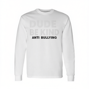 Camiseta de manga larga Dude Be Kind, camiseta antiparacaidismo para niños, camiseta naranja del Día de la Unidad 2024 - Product Image 2