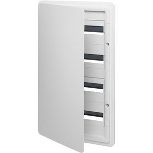 Scatola di Distribuzione Vimar 72M a Incasso in Plastica Bianca per Uso Interno - Product Image 1