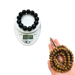 Pulsera de madera de agar Premium, cuentas de Oud naturales de 16MM, estilo budista, joyería Unisex, accesorio de moda de fábrica de Vietnam - Product Image 6