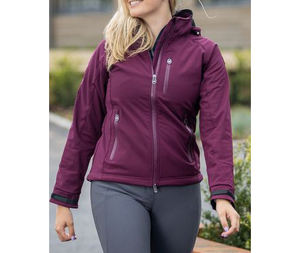 Equestrian เสื้อแจ็คเก็ตแฟชั่นสตรี,เสื้อแจ็คเก็ตเนื้อนิ่มกันน้ำขี่ม้ามีซิปสำหรับผู้หญิง - Product Image 3