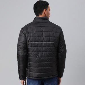 Nardon เสื้อแจ็กเก็ตผู้ชายแบบมีซิปด้านหน้าคอตั้งแบบสั่งตัดผ้าคอตตอนสำหรับใส่กลางแจ้งฤดูหนาว - Product Image 2