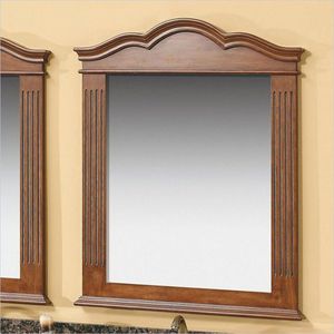 Cadre de miroir mural en bois pur avec des bords lisses et un design élégant pour une utilisation dans un salon luxueux ou un couloir - Product Image 4