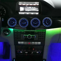 Luz Ambiental Galaxy Symphony W212 para Mercedes-Benz Clase E 2010-2015, Actualización de W212 a W213, Lámpara de Atmósfera para Salida de Aire Turbo