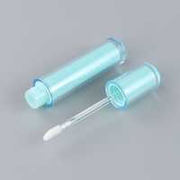 Tube de brillant à lèvres personnalisé de 3 ml, conteneur cosmétique vide avec applicateur floqué, bouchon à vis anti-fuite pour OEM ODM