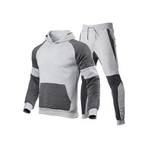 Men's <b>Tracksuit</b> Wholesale Rate 2026 High Quality <b>Stitching</b> Factory Price Custom Set Breathable Jogging With Hood For Relaxed Fit - Product Image 1